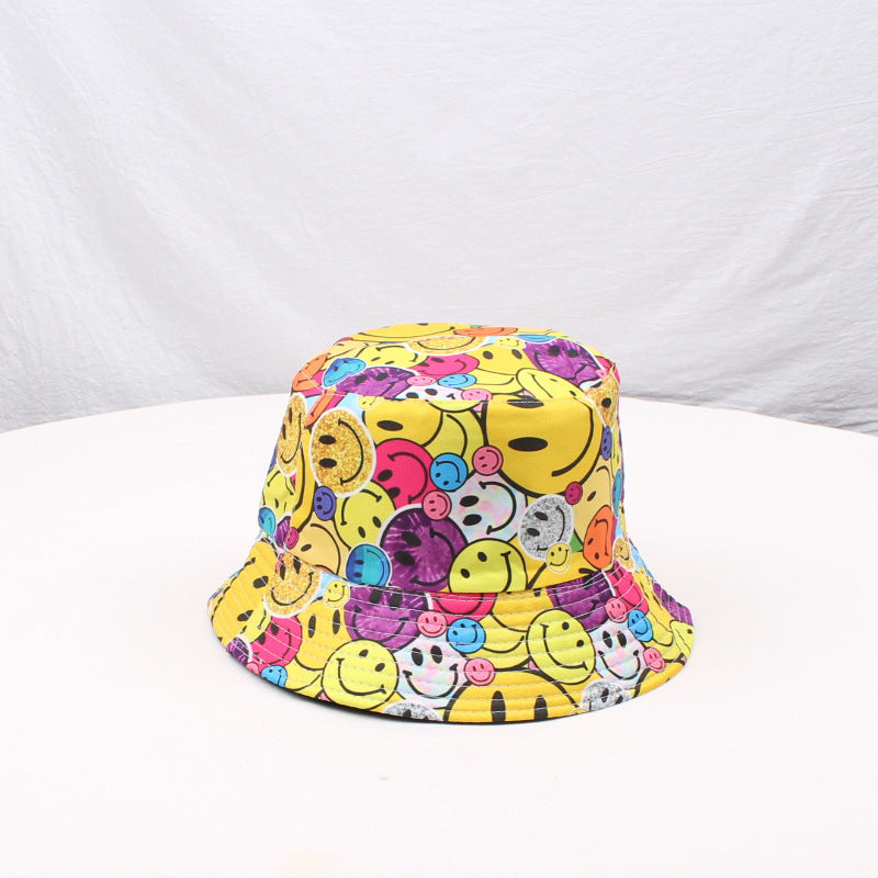 Wholesale Polyester Cotton Printed Double Sided Bucket Hat
